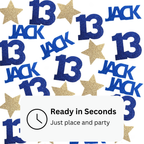 13th birthday party confetti ready to use in seconds for festive decorating