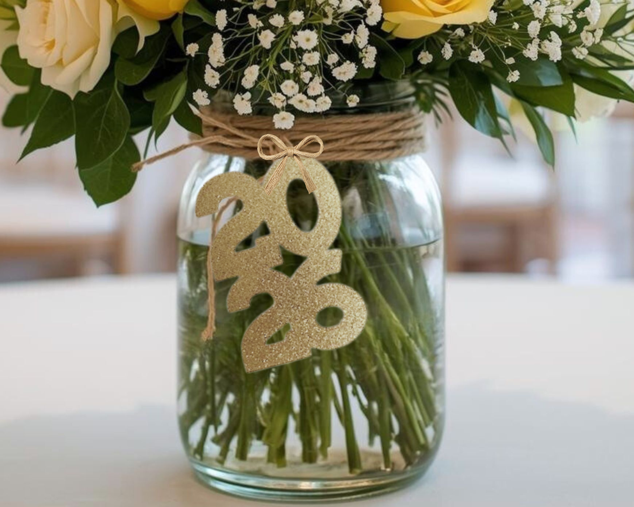 Graduation 2026 tag for grad party favor bags and gift decorating