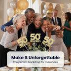 50th class reunion centerpiece sticks celebrating memories and friendships