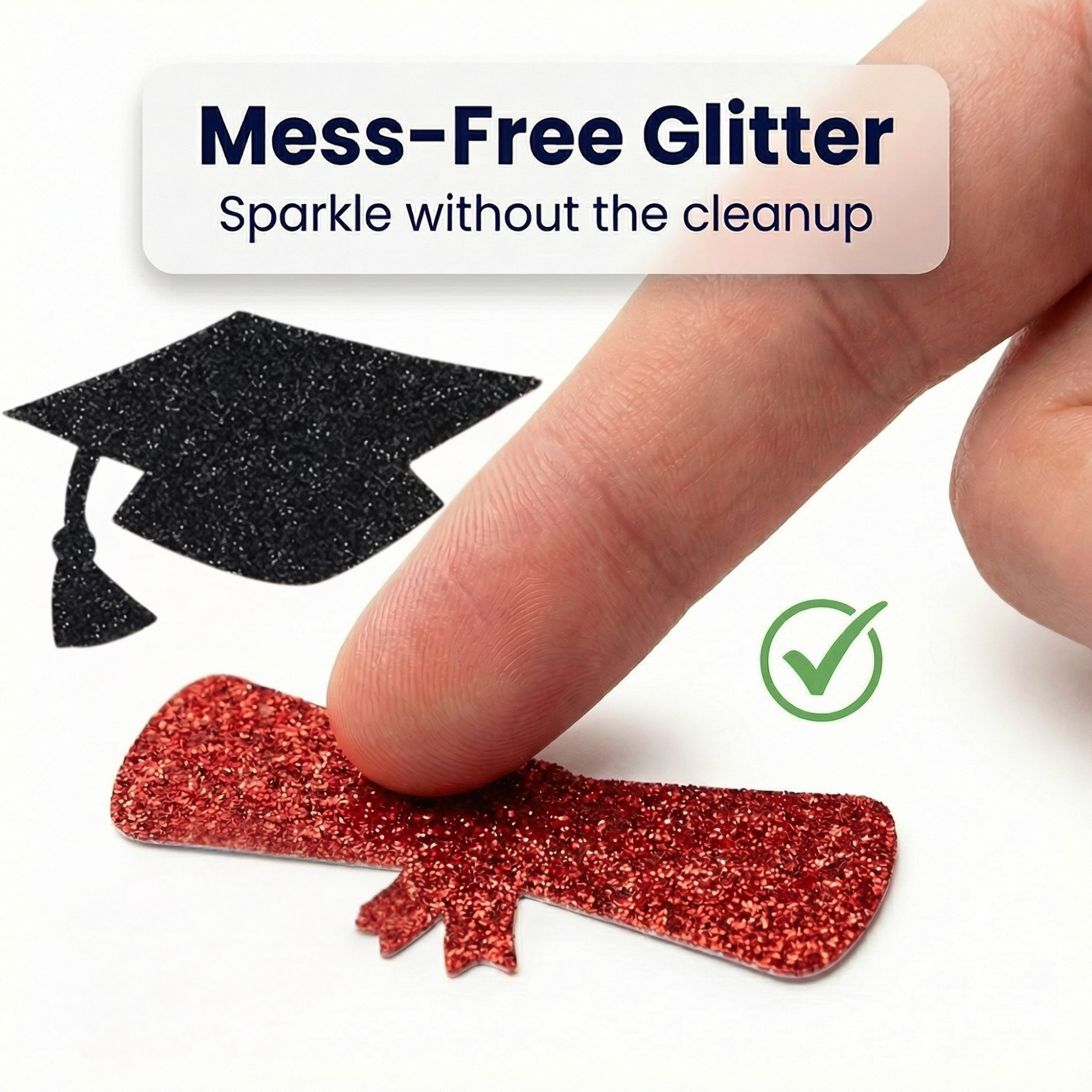 Mess-free graduation confetti option from ZeeBestCelebrations