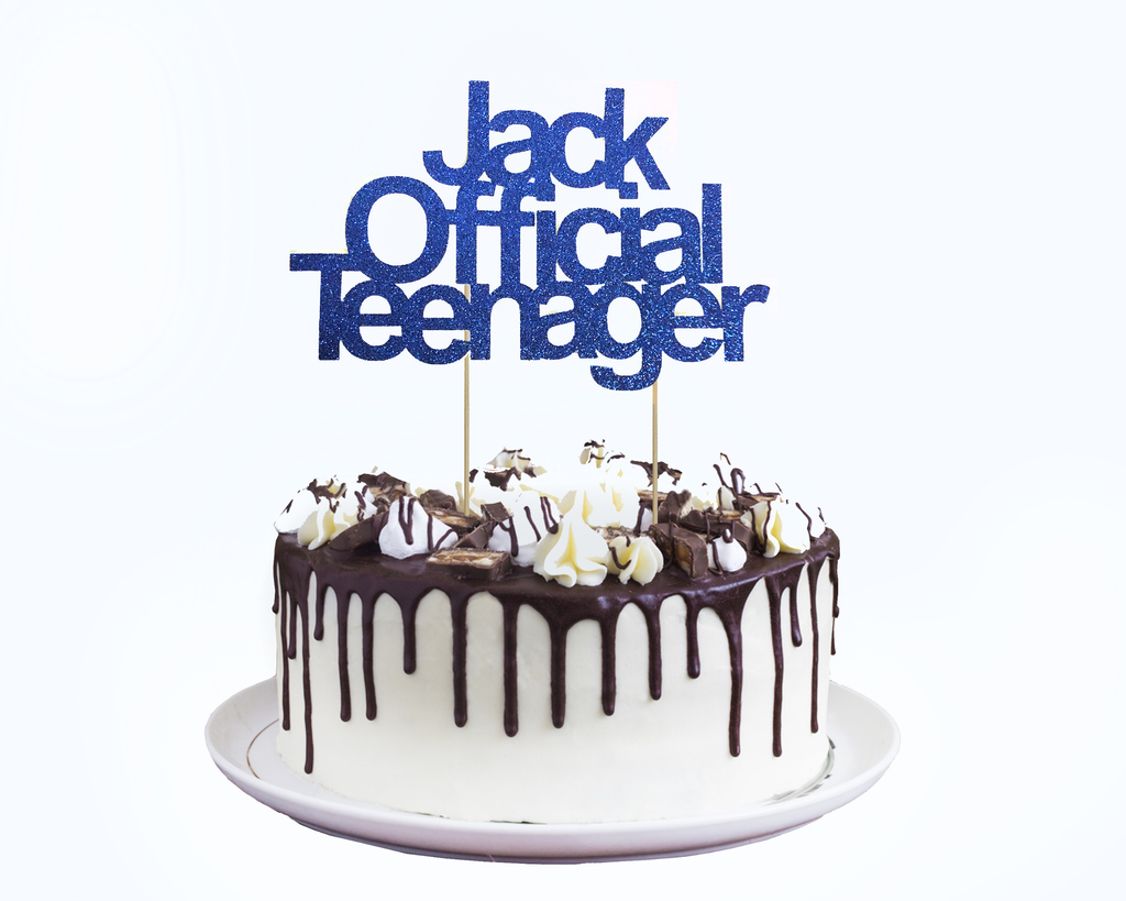 13th birthday cake topper for teen milestone birthday party cake decoration