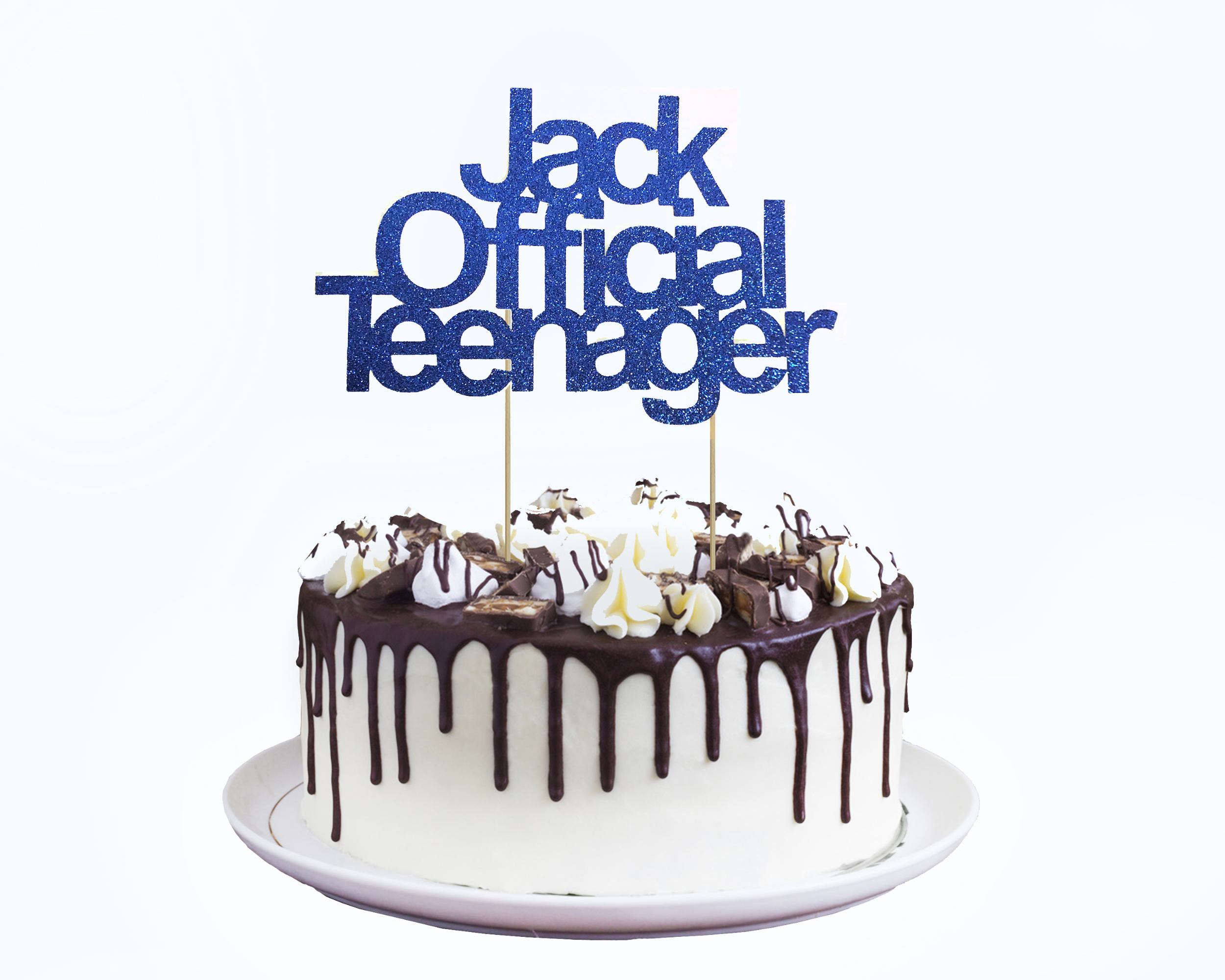 13th birthday cake topper for teen milestone birthday party cake decoration